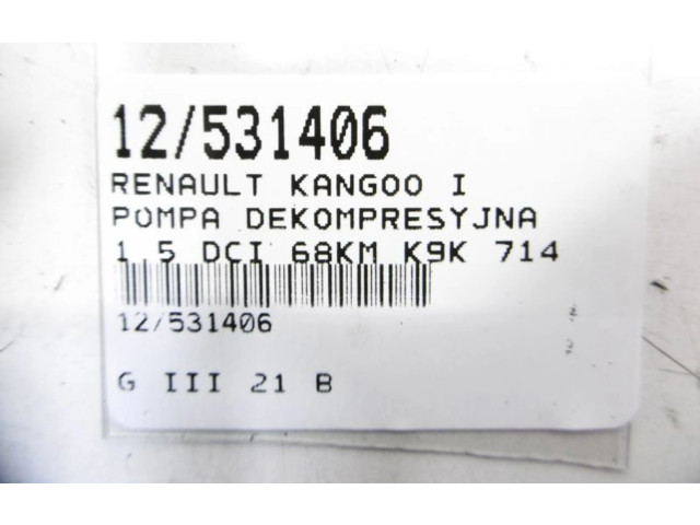 Вакуумный насос 8200521381 Renault Kangoo I 2007