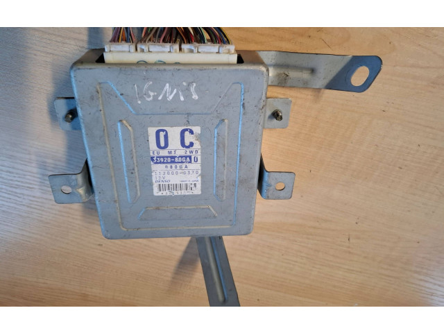 Блок управления двигателем Блок управления 33920-80GA Suzuki Ignis