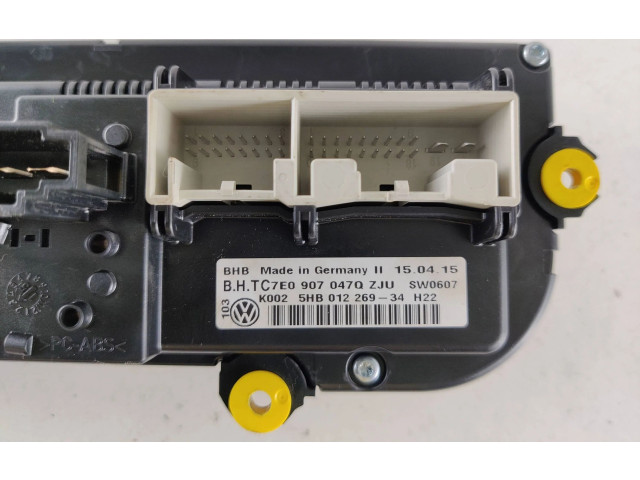 Блок управления климат-контролем 7E0907047Q Volkswagen Transporter Caravelle T5