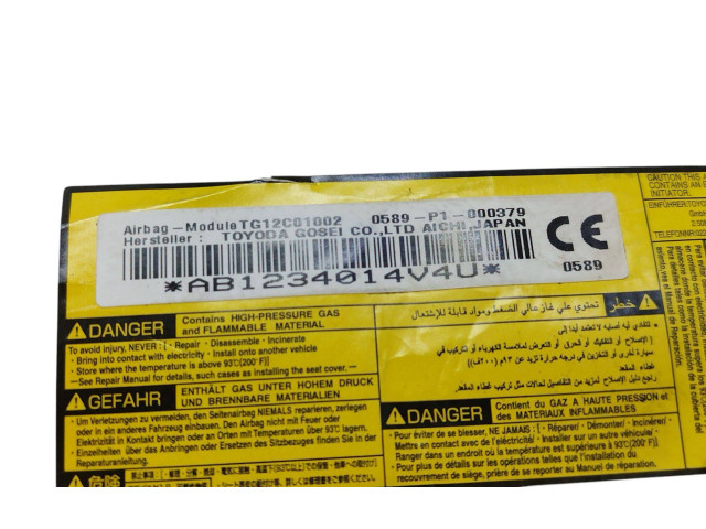 Sitz-Airbag TG12C01002, 0589P1000379 Lexus IS III XE30