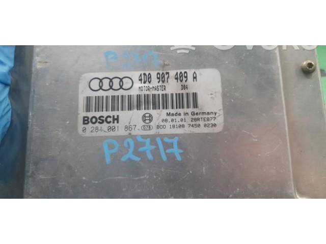 Řídící jednotka 0281001867, 4D0907409A Audi A8 S8 D2 4D 1995