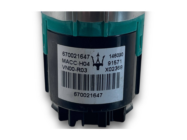 Блок комфорта A6125, 670021647 Maserati Ghibli