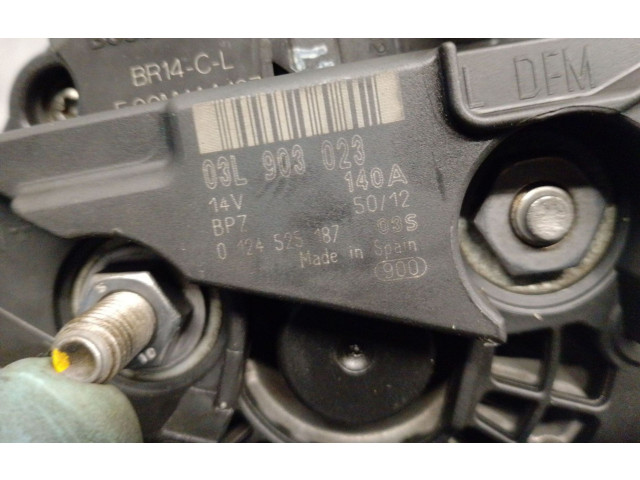 Генератор 03L903023, 0124525187BOSCH Audi Q3 8U
