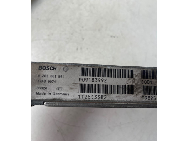 Блок управления двигателя 0281001801, 1T28S3582   Volvo S70  V70  V70 XC