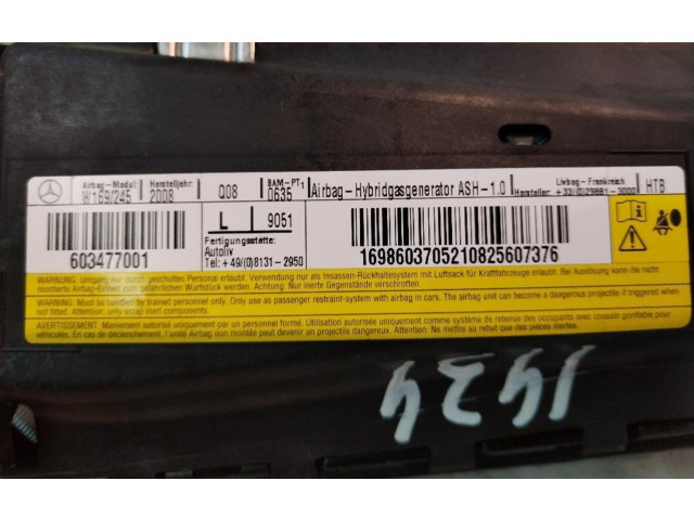 Подушка безопасности в сиденье 169860305, 169860305   Mercedes-Benz A W169