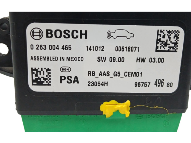 Блок управления 9675749680, 0263004465 Peugeot 2008 I