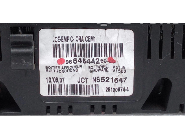 Дисплей 9664844280 Renault Clio I