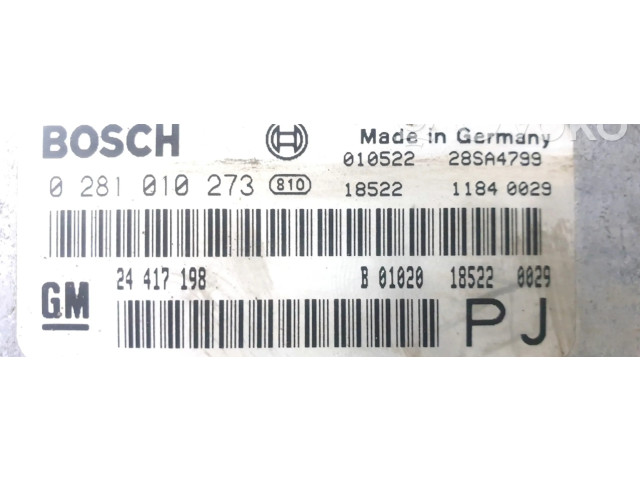 Řídící jednotka 0281010273 Opel Omega B2 2000