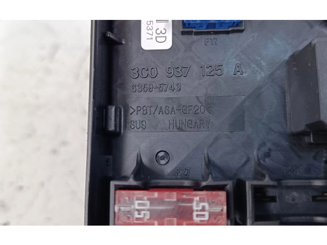   Pojistková skříňka 3C0937125A, 1K0937132F   Volkswagen Tiguan 2016