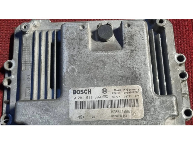 Блок управления двигателя 8200349846, 8200310863   Renault Megane II