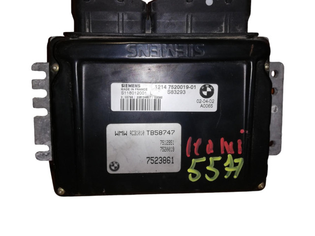 Řídící jednotka S118012001L, S118012001L Mini One - Cooper R50 - 53 2003