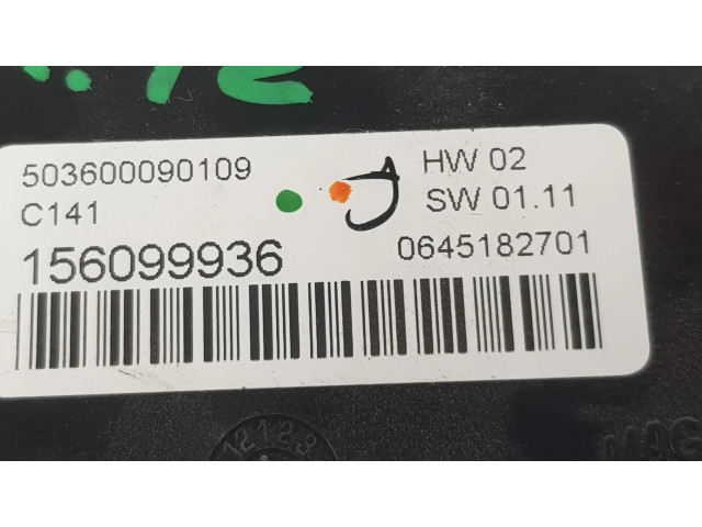 Блок управления климат-контролем 156099936, 156123650 Alfa Romeo Giulietta