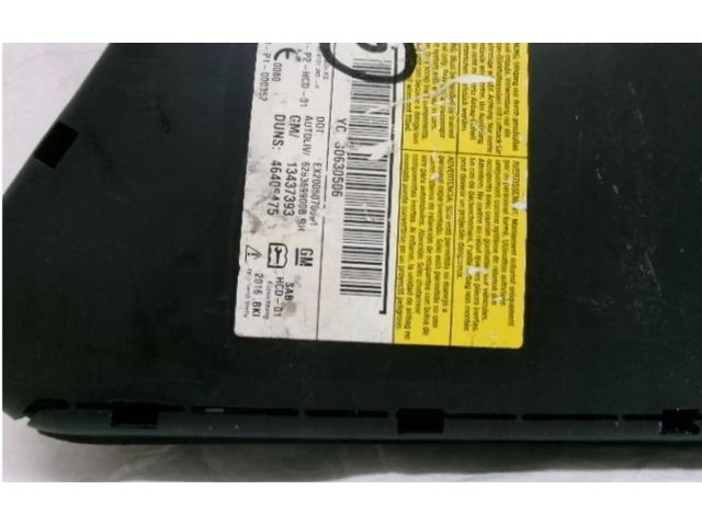 Подушка безопасности в сиденье 30630506, 13437393 Opel Meriva B