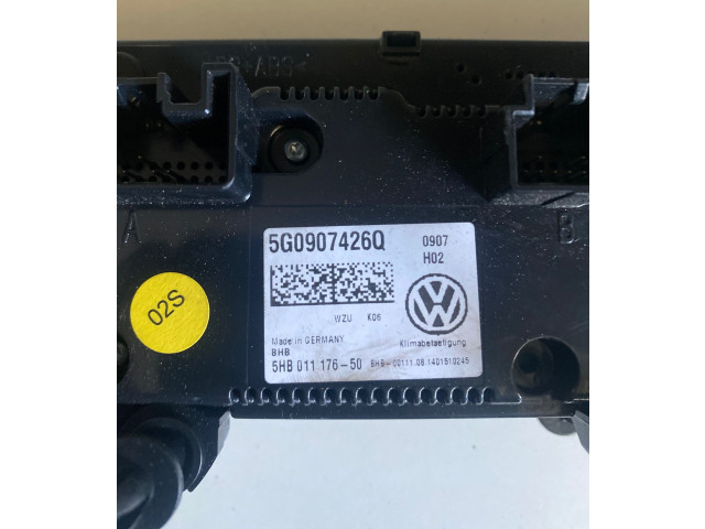 Блок управления климат-контролем 5G0907426Q, 5HB01117650   Volkswagen Golf VII