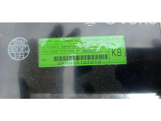 Блок управления климат-контролем 96436272, DKB070127212   Chevrolet Captiva