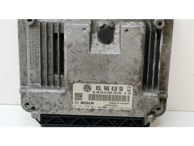 Блок управления двигателя 1039S64898, 03L906018MH Skoda Superb B6 (3T)