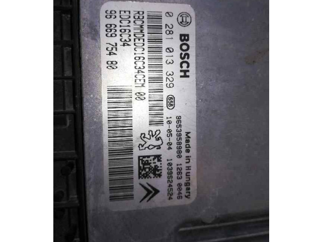 Řídící jednotka 9666975480 Citroen Berlingo 2008