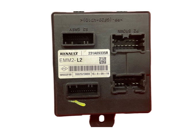 Комплект блоков управления 237109775R, A3C0028150001   Renault Twingo III