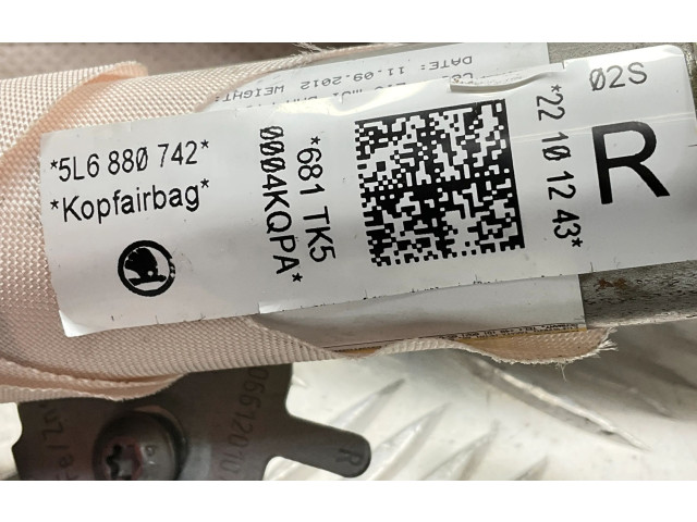 Боковая подушка безопасности 5L6880742   Skoda Yeti (5L)