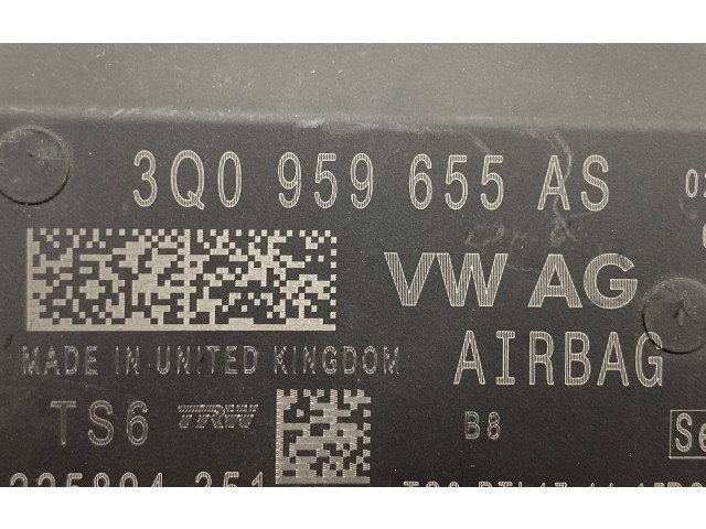 Блок подушек безопасности 3Q0959655AS, ATBBA6   Skoda Octavia Mk3 (5E)