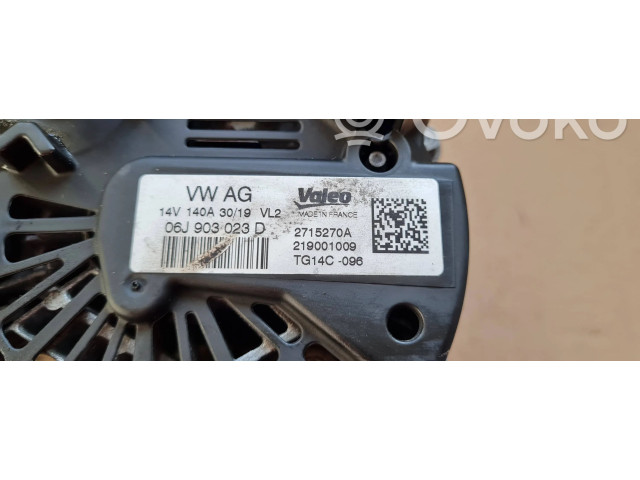 Генератор 06J903023D, 2715270A Audi Q3 F3
