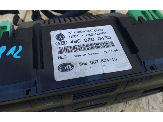 Блок управления климат-контролем 4B0820043Q   Audi A6 S6 C5 4B