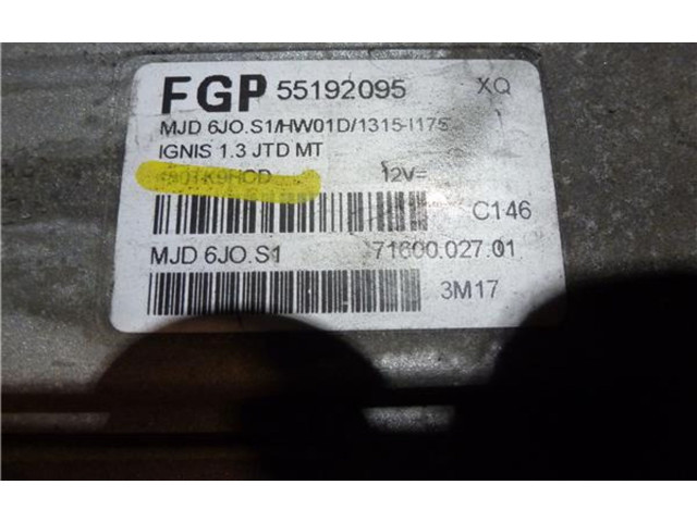 Блок управления двигателем Блок управления 55192095   Suzuki Ignis