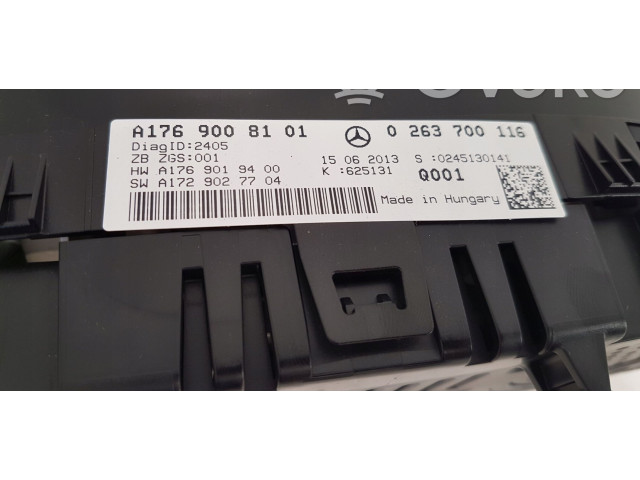 Панель приборов A1769008101, A1769008101   Mercedes-Benz A W176       