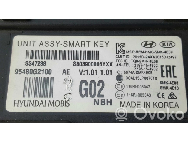 Блок управления S803900006YXX, 95480G2100   Hyundai Ioniq