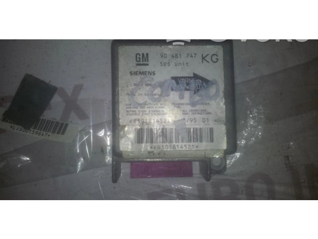 Блок подушек безопасности 90481747kg, 5WK4088   Opel Tigra A