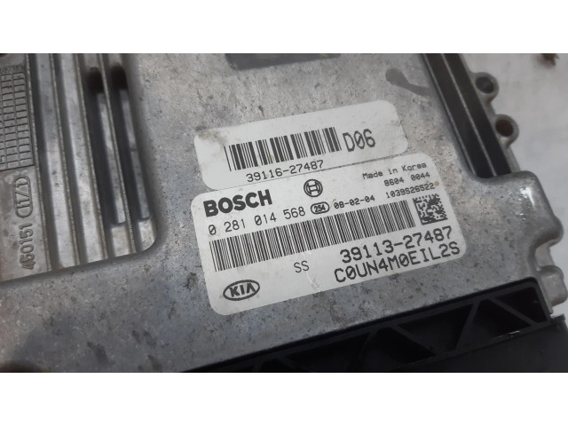 Блок управления двигателя 3911327487   KIA Carens II