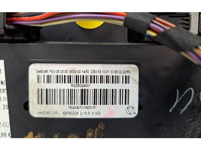 Блок управления климат-контролем 3449249, 3449249   Mini One  Cooper Coupe R56