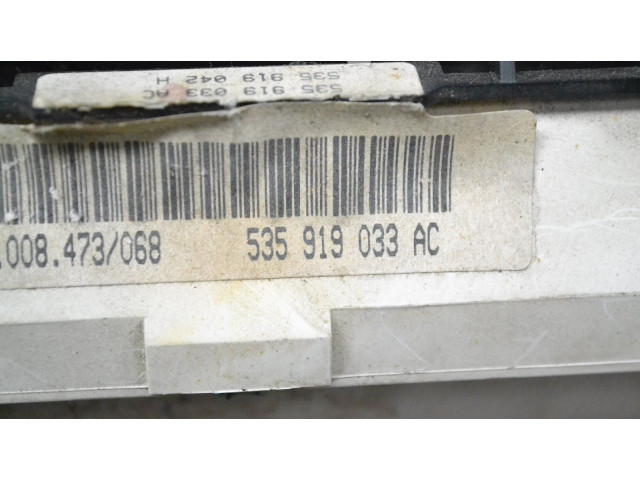 Панель приборов    Volkswagen Corrado       