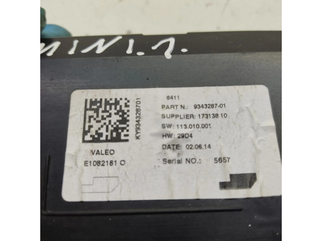 Модуль блока управления кондиционером 9343287, E1082161 Mini One - Cooper F56 F55