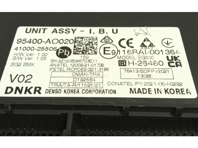 Блок управления 95400AO020, 4100025506   KIA Niro