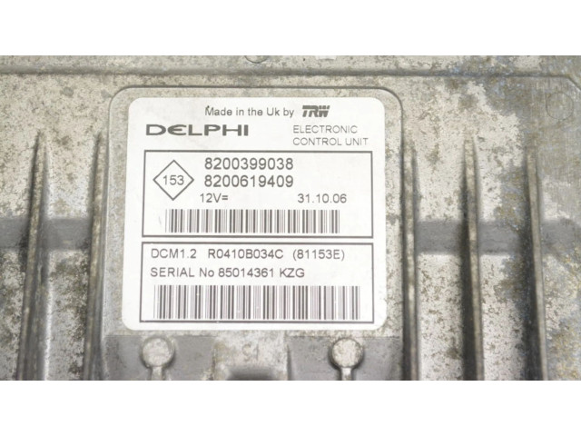 Řídící jednotka R0410B034C, 8200399038 Renault Modus 2006