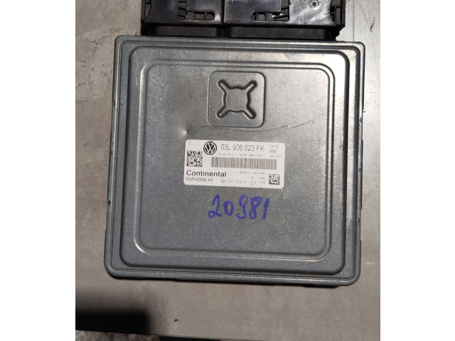 Блок управления двигателя 03l906023fk Volkswagen Caddy