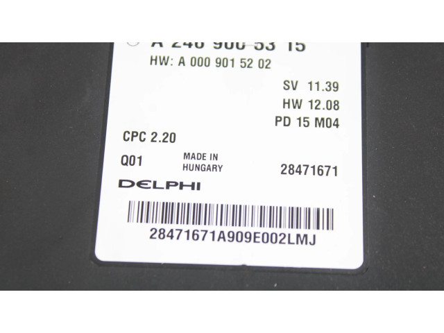 Блок управления A2469005315 Mercedes-Benz A W176
