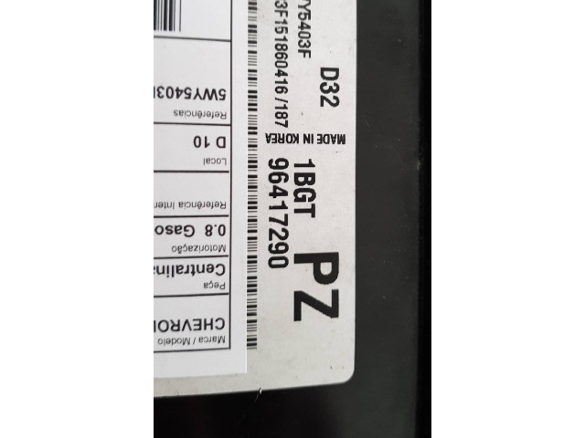 Блок управления двигателя 5WY5403F   Chevrolet Matiz