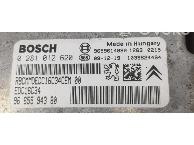 Řídící jednotka 9665594380 Citroen Berlingo 1963