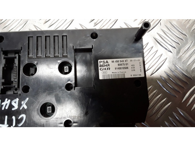 Блок управления климат-контролем 96450543XT, 9140010506 Citroen Xsara Picasso