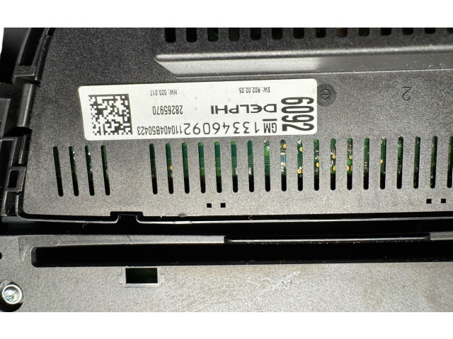 Блок управления климат-контролем 13346092, 28265970 Opel Meriva B