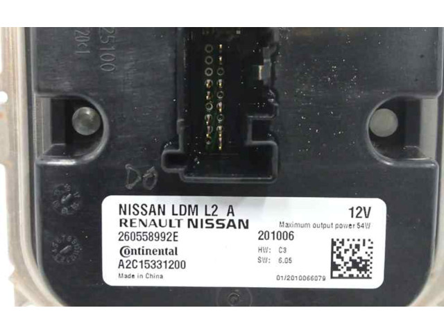Řídící jednotka 260558992E, CENTRALITALED Nissan Juke II F16 2021
