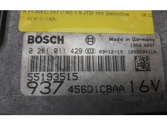 Řídící jednotka 0281011429 Alfa Romeo 166 2004