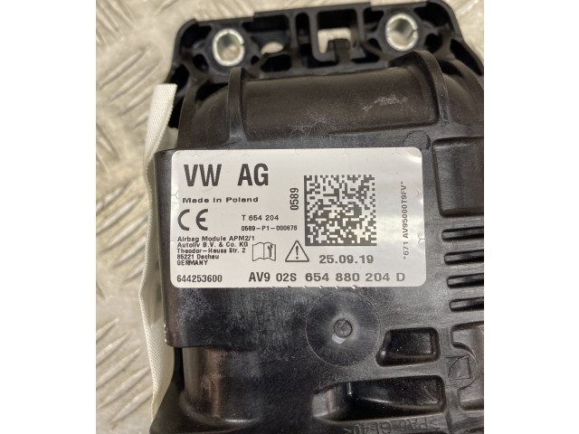 Подушка безопасности пассажира 654880204D Skoda Kamiq