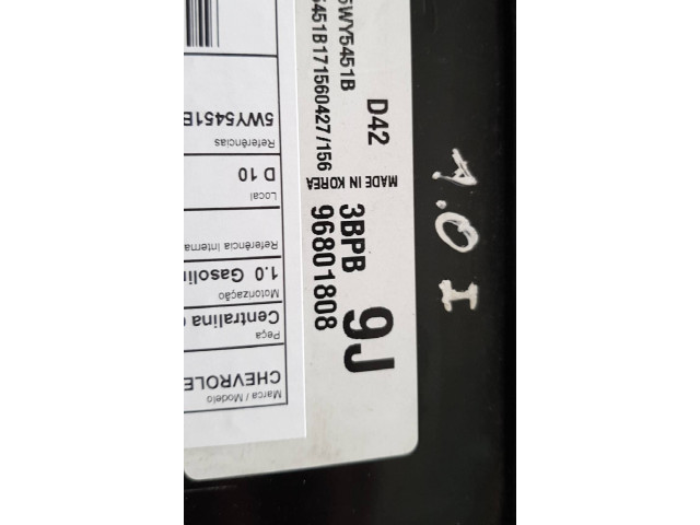 Блок управления двигателя 5WY5451B   Chevrolet Matiz