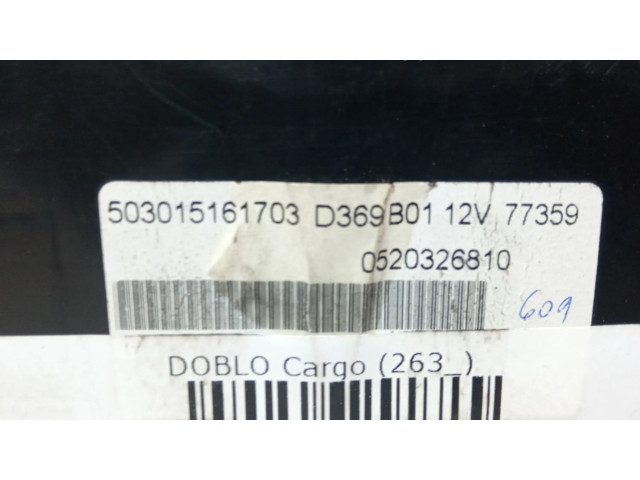 Přístrojová deska Fiat Doblo 2015 503015161703, D369B0112V77359