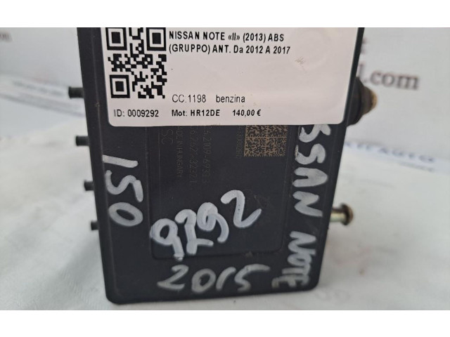 Блок АБС 476603VU5B, 476603VU5B   Nissan  Note (E11)  2006 - 2014 года