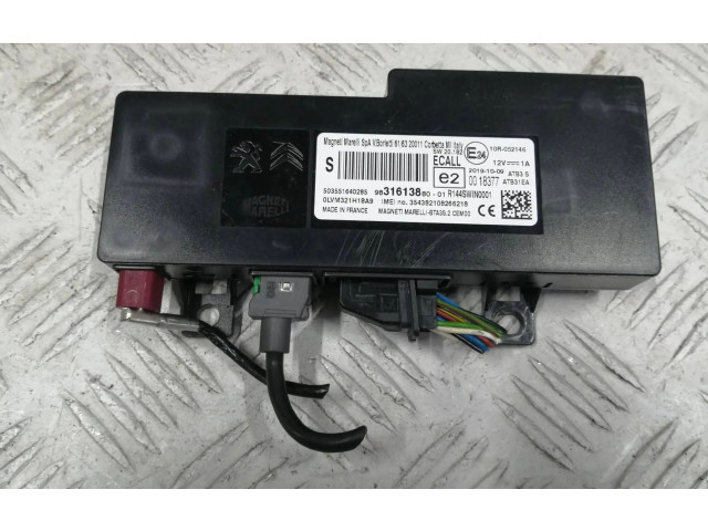 Блок управления двигателем Блок управления 9831613880, 616320011   Citroen C3 Aircross