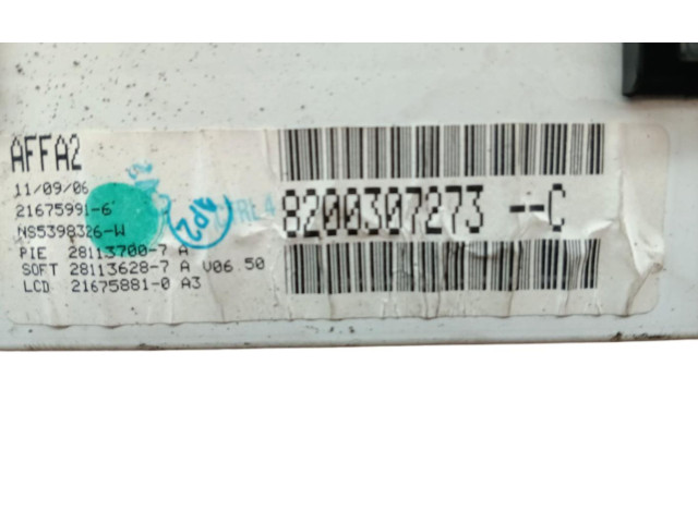 Дисплей    8200307273   Renault Clio III